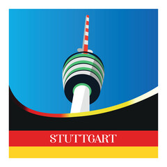 Euro 2024 Germany with flag....