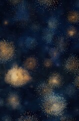 Fototapeta premium Dazzling Fireworks Lighting Up Sky