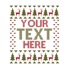 Ugly Sweater Svg