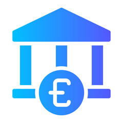bank gradient icon