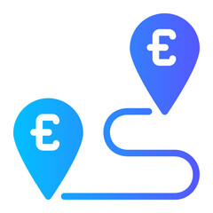 route gradient icon