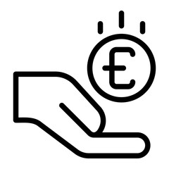 investment line icon