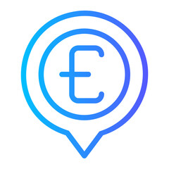 location gradient icon