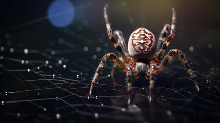 Unexpected outcome of a spider web trap a fly escapes and a spider gets caught