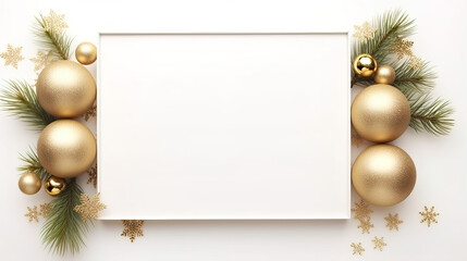 Capture the Magic of Christmas with our Stunning White Card and Ornament Options. FREE SPACE FOR TEXT. 
