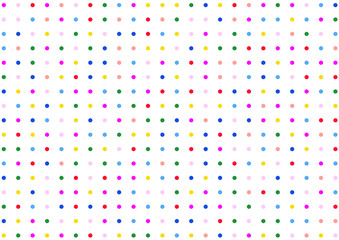 seamless pattern with colorful dots