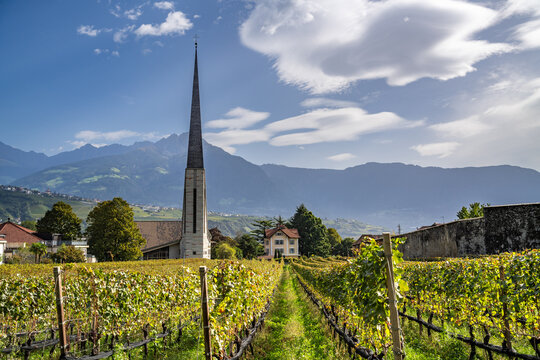 Algund an der Etsch - Meran - S&uuml;dtirol - Italien
