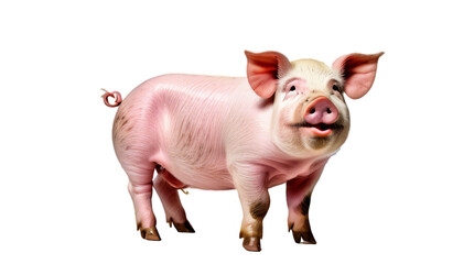pig transparent, white background, isolate, png