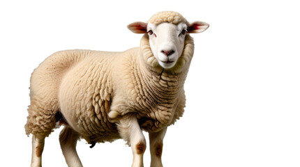 Obraz premium sheep transparent, white background, isolate, png