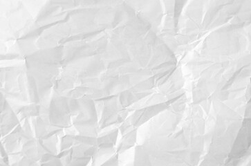 crumpled paper isolated on white	