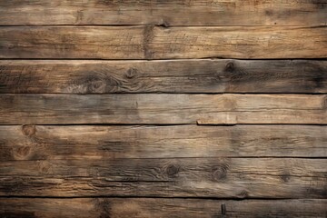 Obraz na płótnie Canvas AI generated illustration of a close-up of a wood board surface with aged and weathered colors