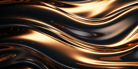 Obraz premium abstract background with waves. Generative Ai.