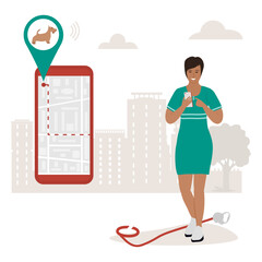 People Pet tracking app Lost Dog GPS tracker Map