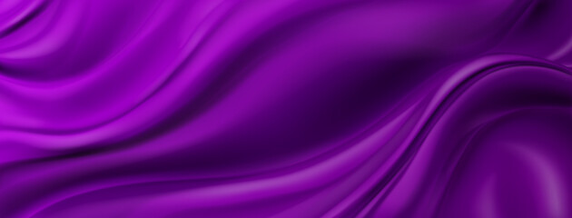 Abstract background with wavy surface in dark purple colors