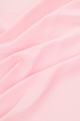Silk fabric in pastel color background.