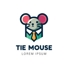vector logo of a mouse