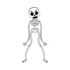 Mummy Character of Hallowen Isolated Retro Cartoon Vector