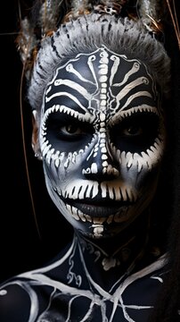 Diadelosmuertos Make Up