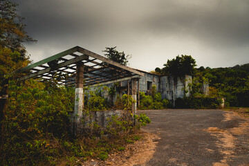 Obraz premium Abandoned Military Site