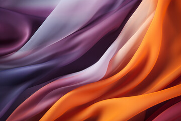 Silken Waves Abstract Design
