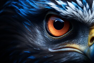 Close-Up of Two Eagle Eye