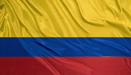 Naklejka premium Colombia flag patriotic sense