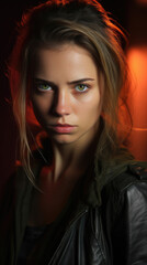 Fototapeta premium A Professional Portrait Of A Woman , Background Image, Best Phone Wallpapers