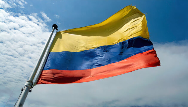 Colombia flag patriotic sense