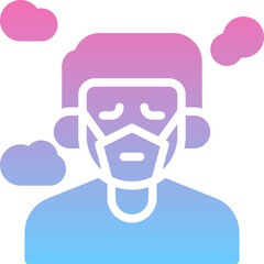 Man face mask icon