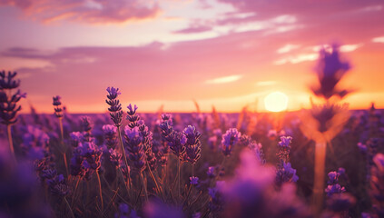 Lavender Sunset Serenity