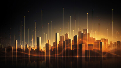 Fototapeta premium Urban Glow