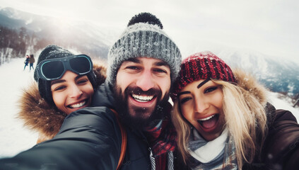 Winter Joy with Friends
