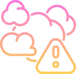 Air pollution icon
