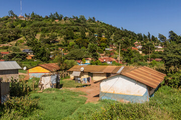 View of Marsabit town, Kenya
