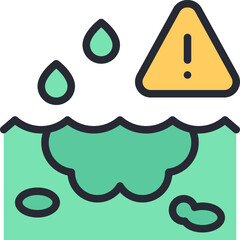 Oil contamination icon
