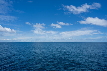 sky and ocean.