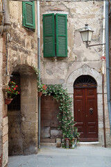 Fototapeta na wymiar Pitigliano, historic town in Grosseto province, Tuscany