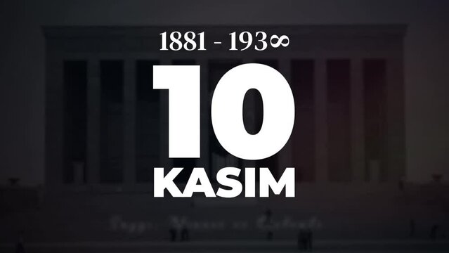 Commemorative 10 November video honoring Mustafa Kemal Atat&uuml;rk, featuring Anıtkabir visuals with respect, gratitude and remembrance.