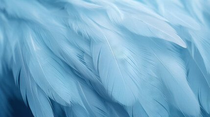 Fototapeta na wymiar a close up of a blue feather pattern with a blurry background. generative ai