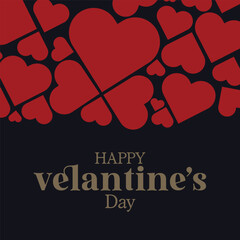 Vector happy valentines day vector design.
