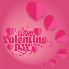 Vector happy valentines day vector design.
