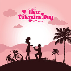 Vector happy valentines day vector design.
