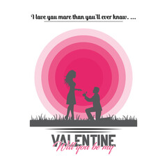 Vector happy valentines day vector design.
