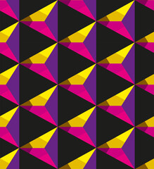 Fototapeta premium Seamless abstract geometric pattern