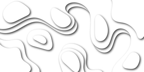 abstract White background with a beautiful pattern, soft lines and waves 3 d illustration.  multi layer cutout geometric pattern on vector, Abstract soft white background with waves.