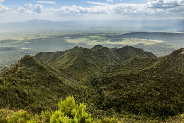 Fototapeta na wymiar View of the Longonot National Park, Kenya
