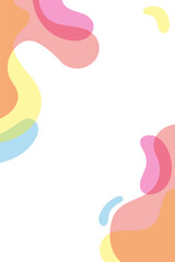 Vector colorful abstract poster background