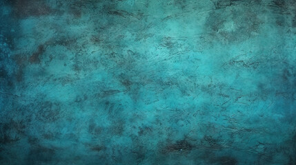 Fototapeta na wymiar a painting of a blue and green background with a black border. generative ai