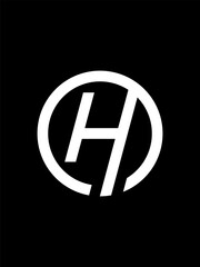 H monogram logo emplate