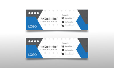 Corporate Email Signature template design